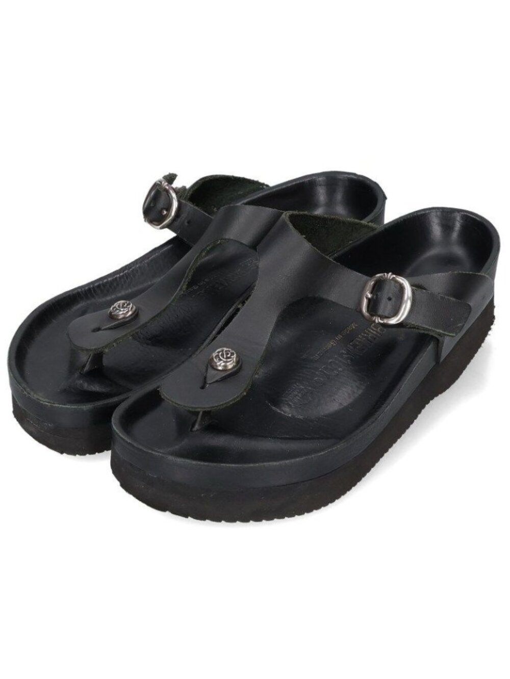 Chrome Hearts Gizeh Gunslinger Leather Sandals